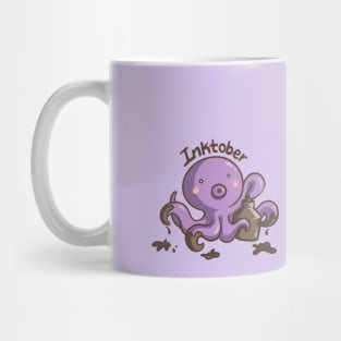 Inktober Octopus Mug